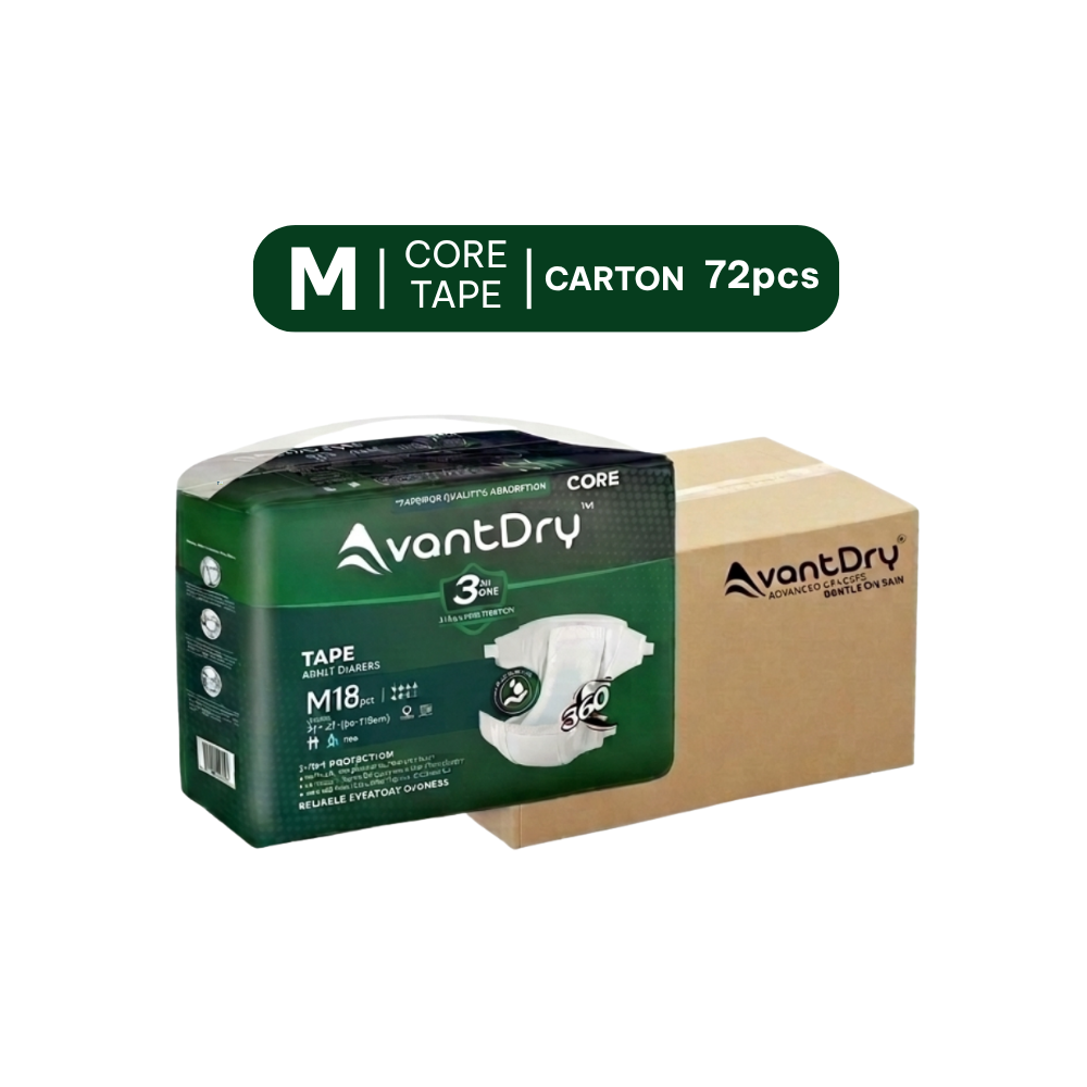AvantDry Core Tape M 72 pcs | 28s Fast Dryness