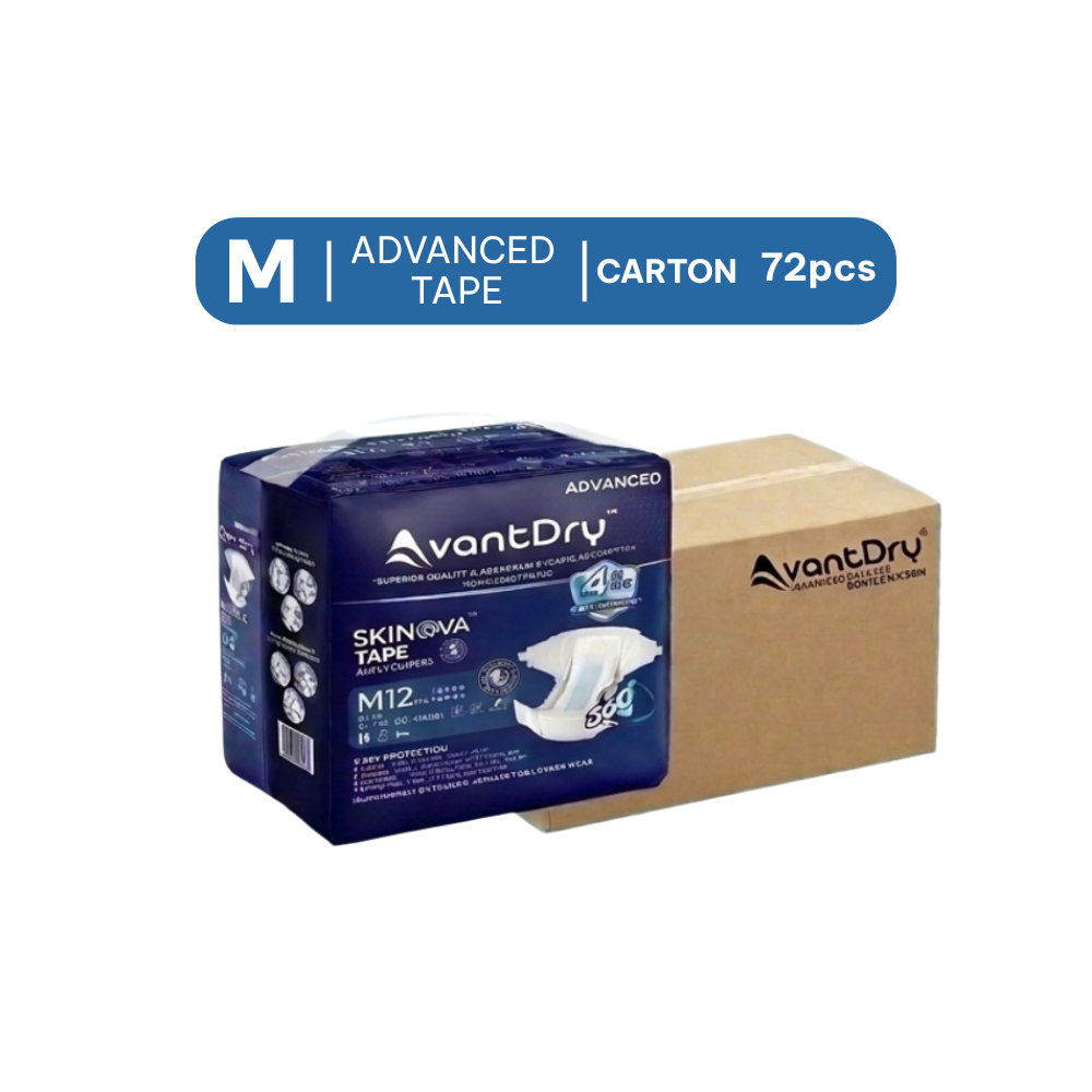 AvantDry Skinova Advanced Tape M 72 pcs | 28s Fast Dryness