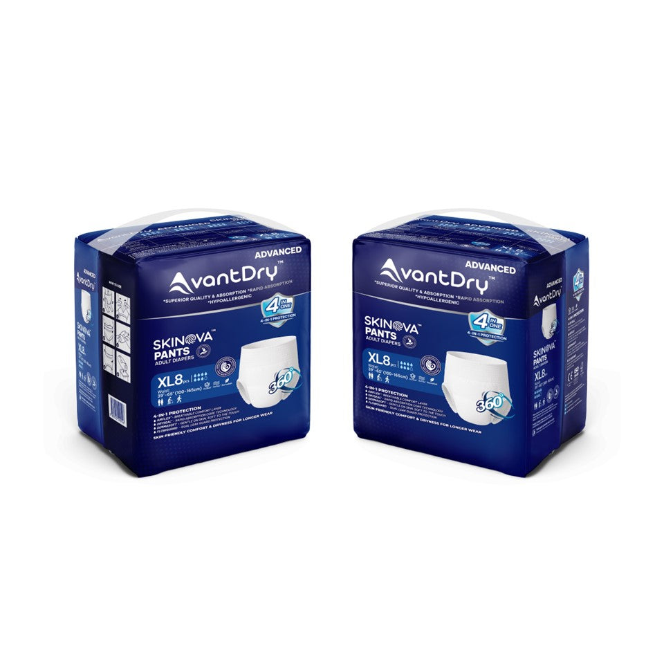 AvantDry Skinova Advanced Pants Adult Diaper – Large (36 pcs) | Skin-Focused Comfort