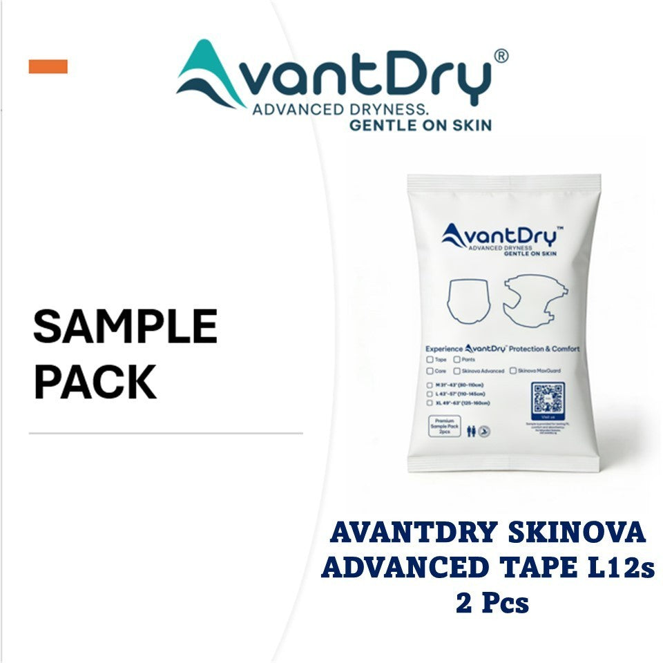 Samples -AvantDry Unisex Adult Diaper Tape/Pants - Core/ Skinova Advanced M/L/XL