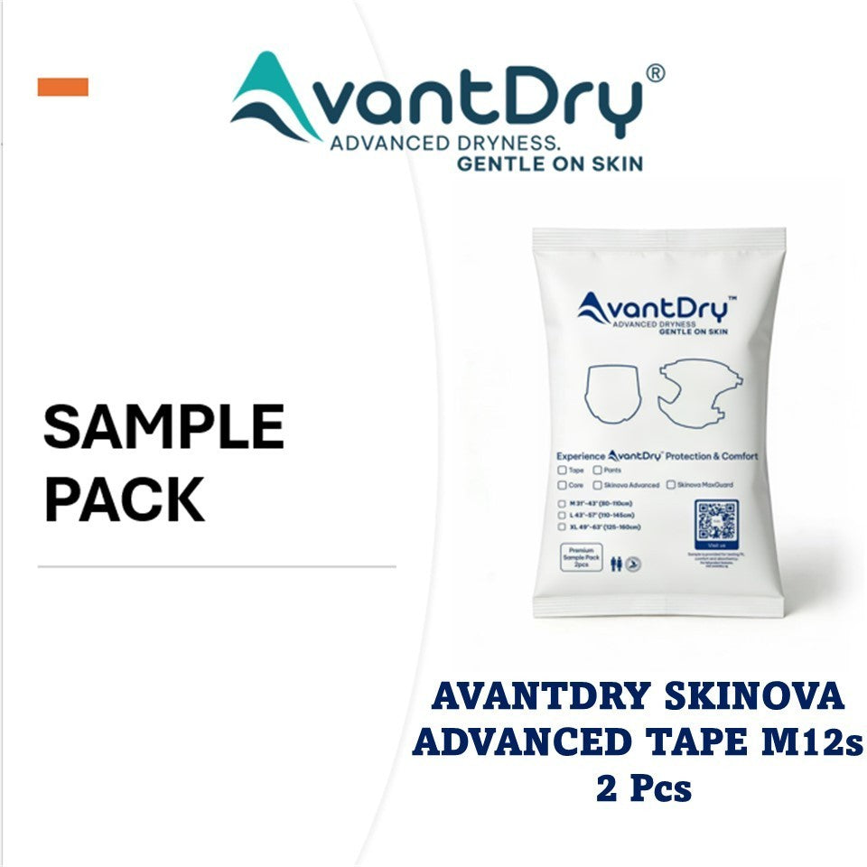 Samples -AvantDry Unisex Adult Diaper Tape/Pants - Core/ Skinova Advanced M/L/XL